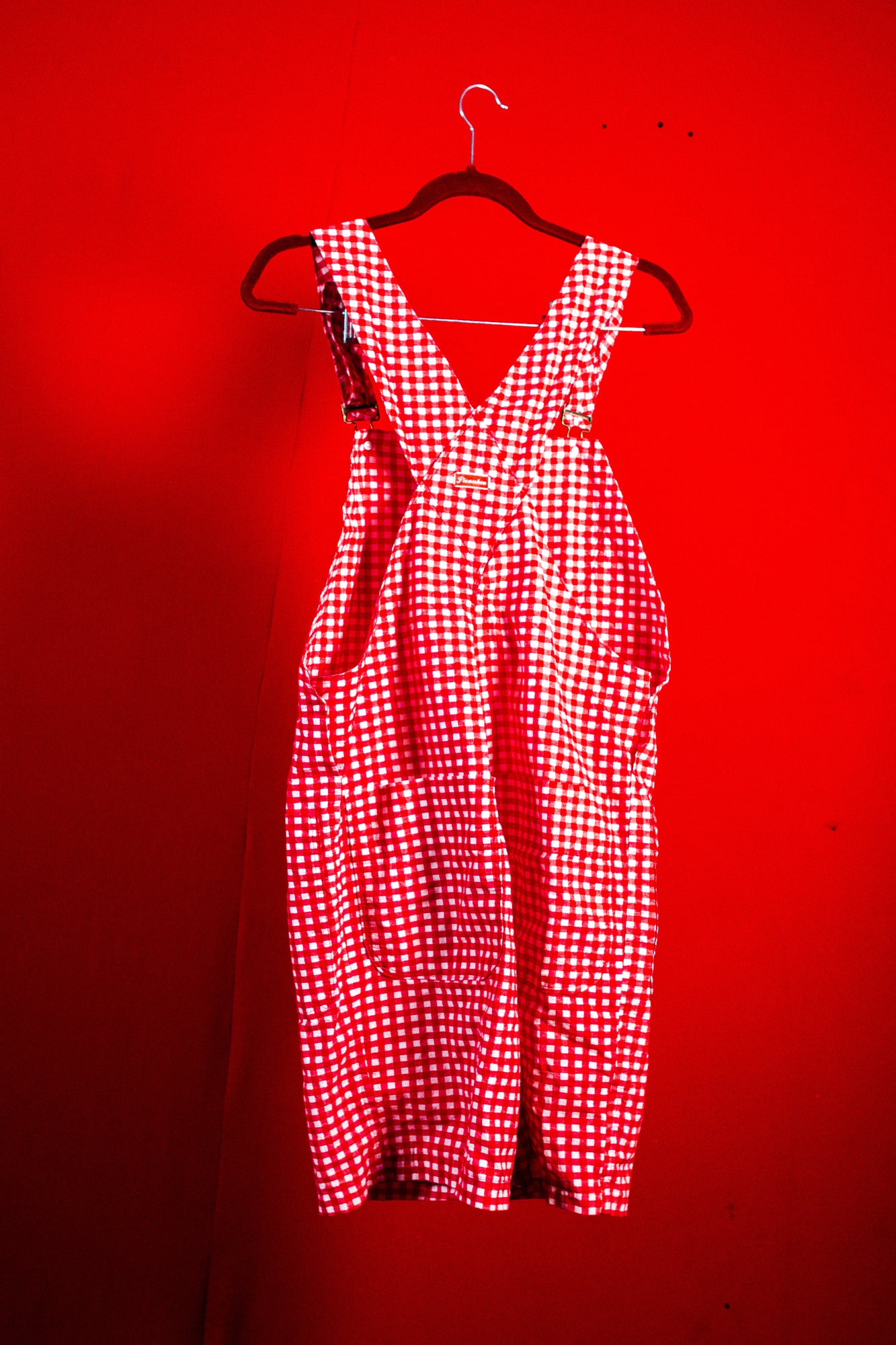 Gingham Overalls