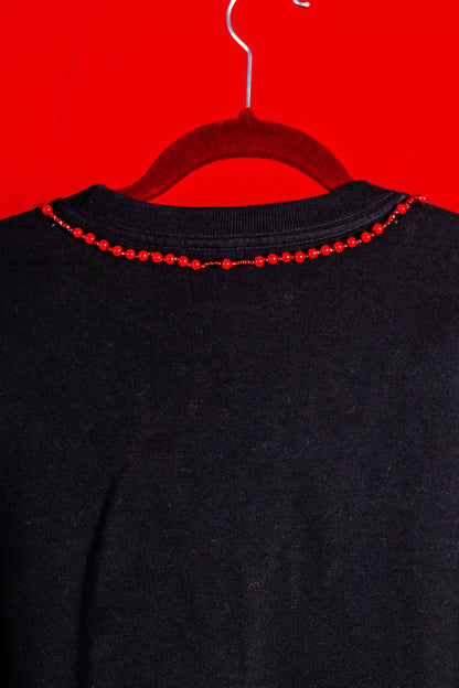 Trompe L'oeil Rosary Crewneck